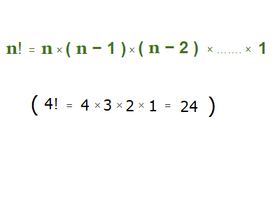 General formula for a factorial.