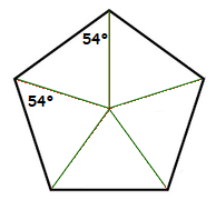 Some angles inside triangles inside a larger Pentagon.