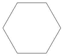 Standard regular Hexagon.