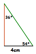 Right angle triangle.